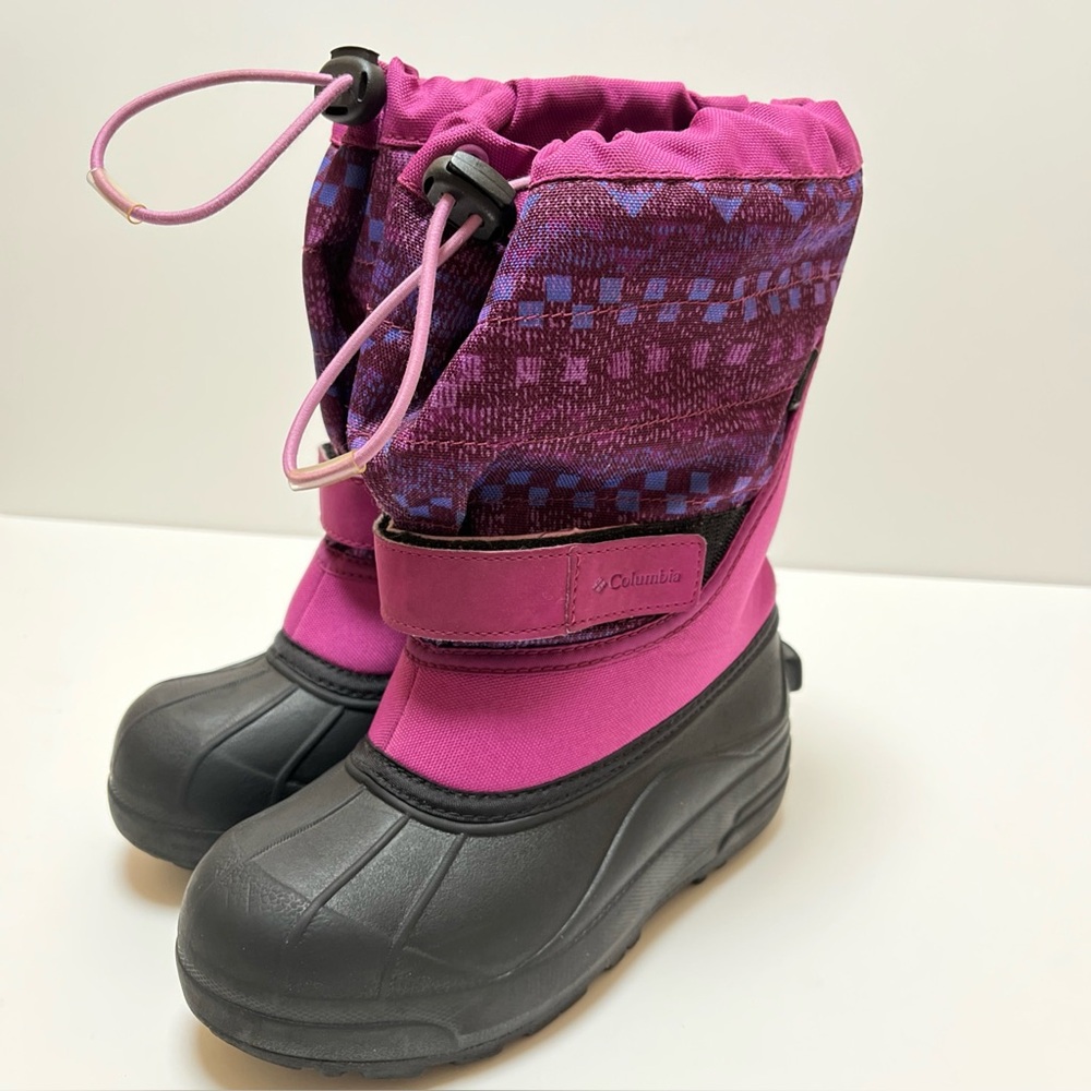Columbia Kids' Purple and Black Winter Boots